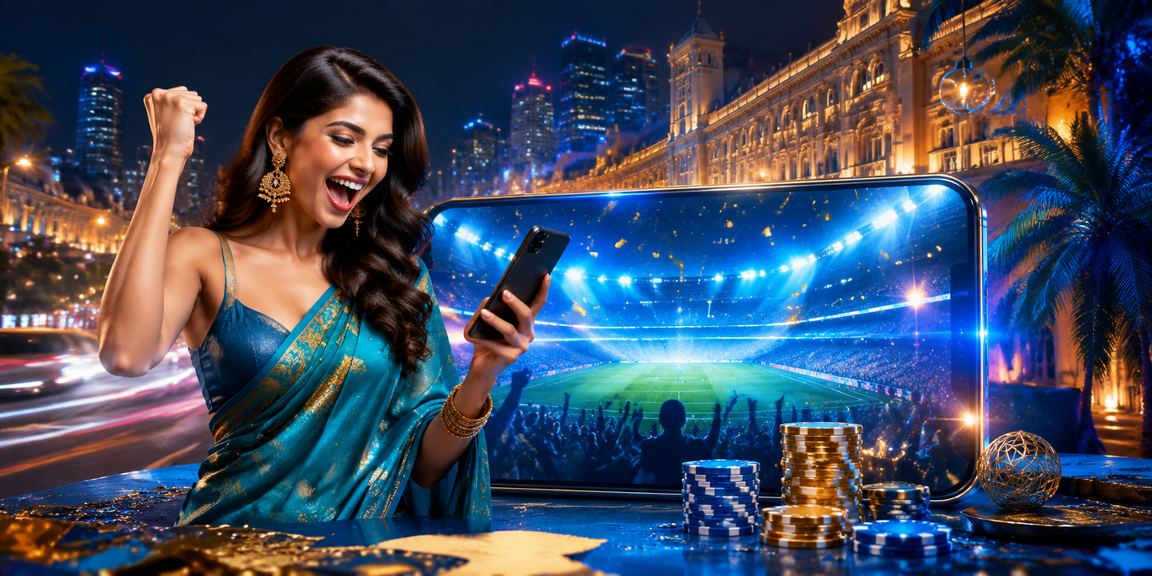 Close-up of vibrant casino chips on gaming table in India
